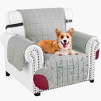 Protector de Sofá Acolchado Doble Faz De 1 Puesto