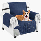 Protector de Sofá Acolchado Doble Faz De 1 Puesto