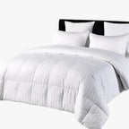 Plumón Blanco Estilo Hotel Raya Satinada y Tacto Suave