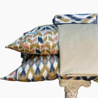 Juego de Sábanas Toscana Beige y Azul