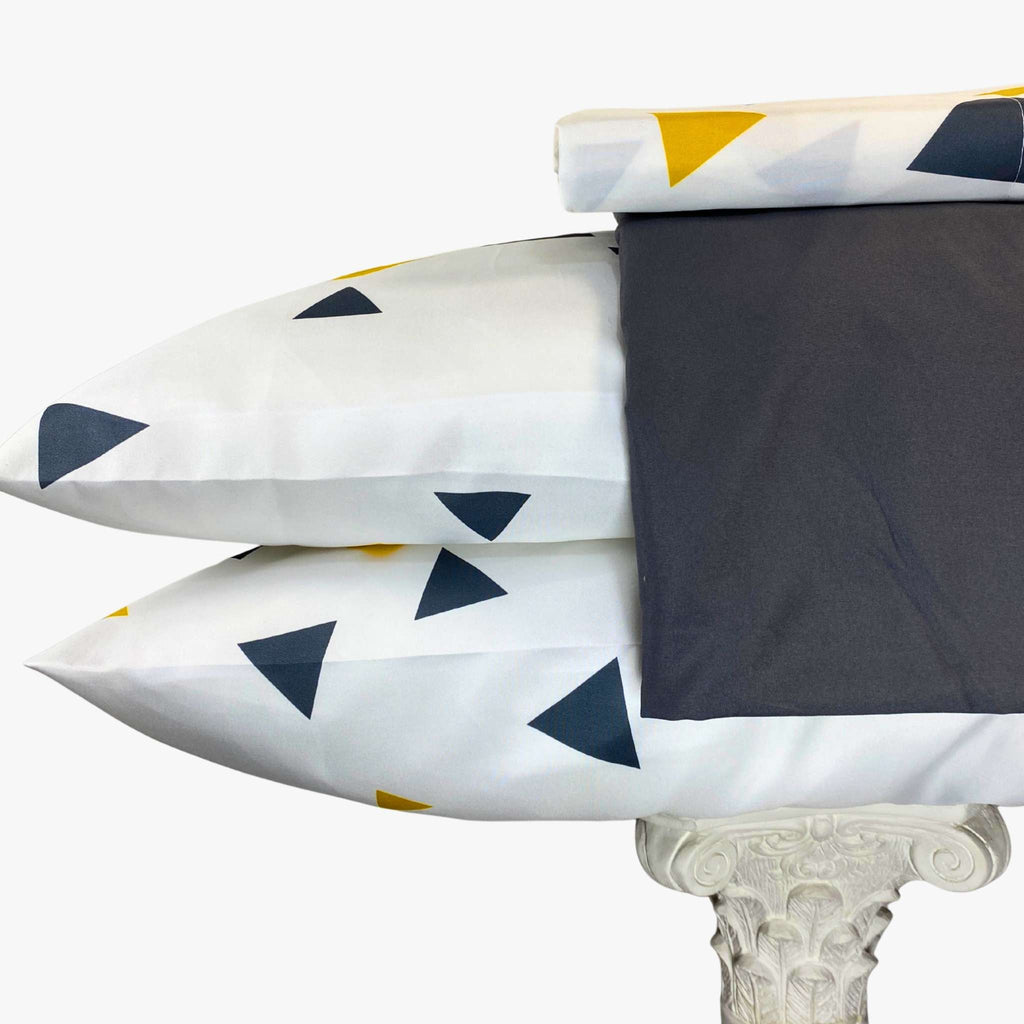 Juego de Sábanas Origami Elegancia Geométrica