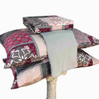 Juego de Sábanas Estambul Rosa y Gris