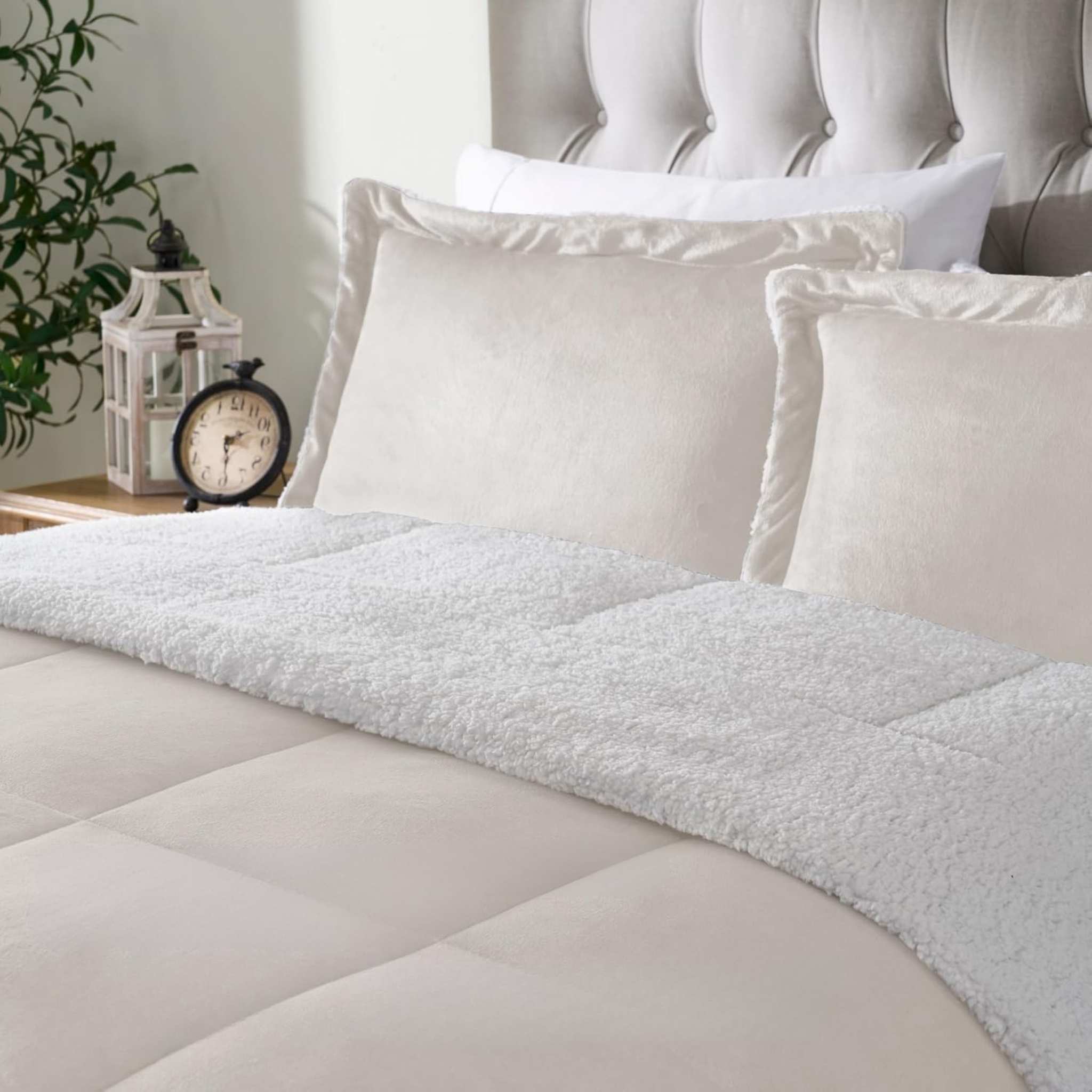 Plumon Sherpa Con Suavetina Color Beige