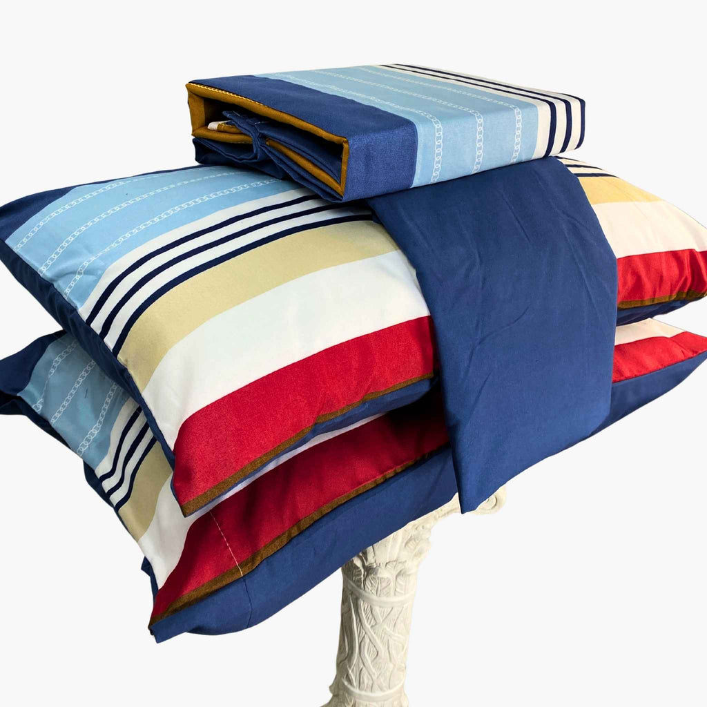 Juego De Sábanas Mediterránea Azul