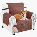 Protector de Sofá Acolchado Doble Faz De 1 Puesto