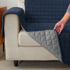 Protector de Sofá Acolchado Doble Faz De 1 Puesto