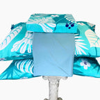 Juego De Sábanas Bahía Azul Turquesa