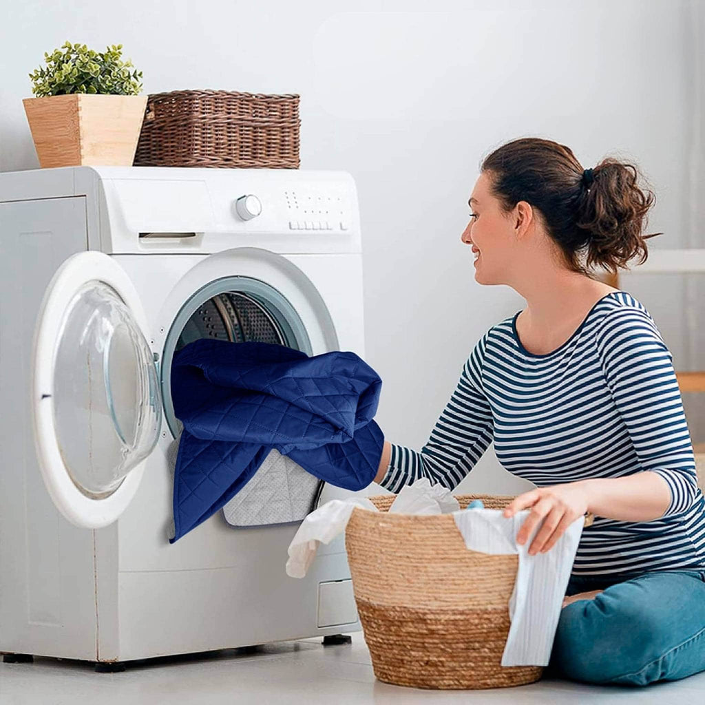 Protector de Sofá Acolchado Doble Faz De 1 Puesto