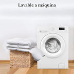 Plumón Blanco Estilo Hotel Raya Satinada y Tacto Suave