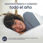 Set de 2 Almohadas Siliconadas 70x50 cm Antialérgicas y Livianas