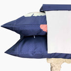 Juego de Sábanas Kioto Azul y Rosa