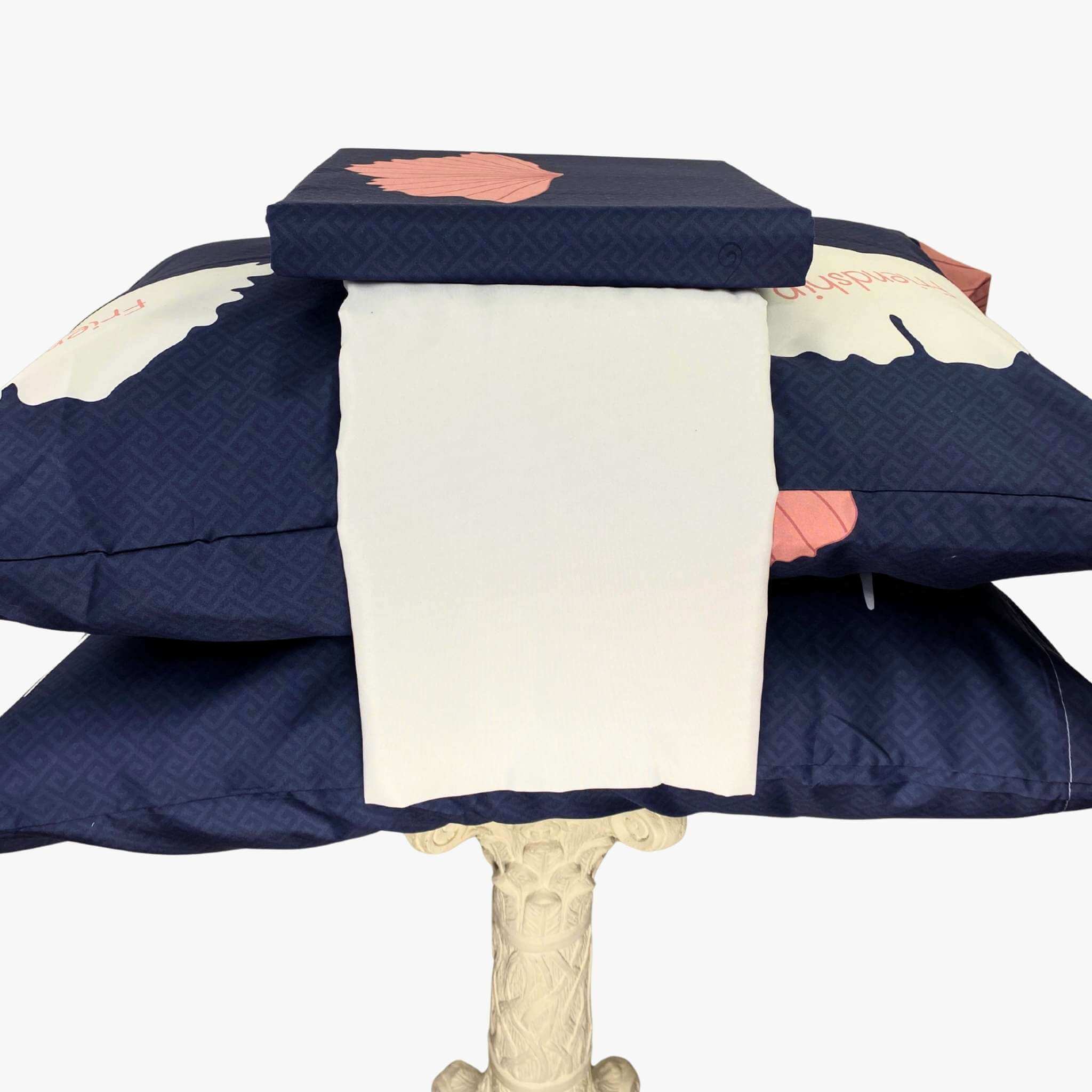 Juego de Sábanas Kioto Azul y Rosa