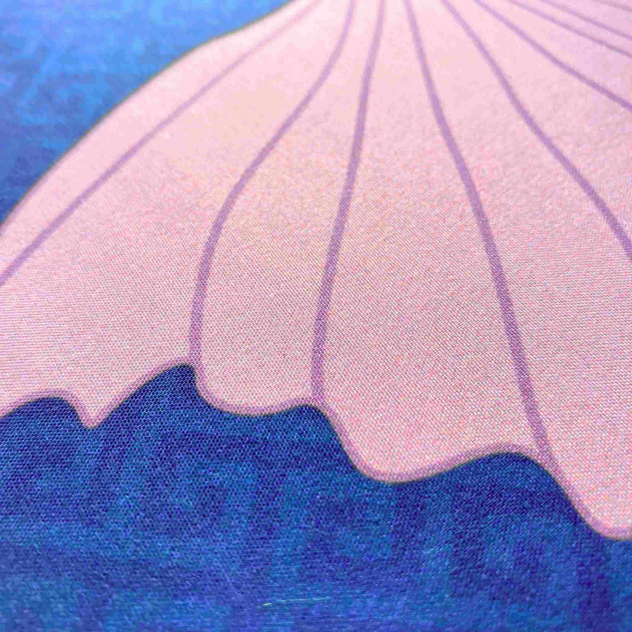 Juego de Sábanas Kioto Azul y Rosa