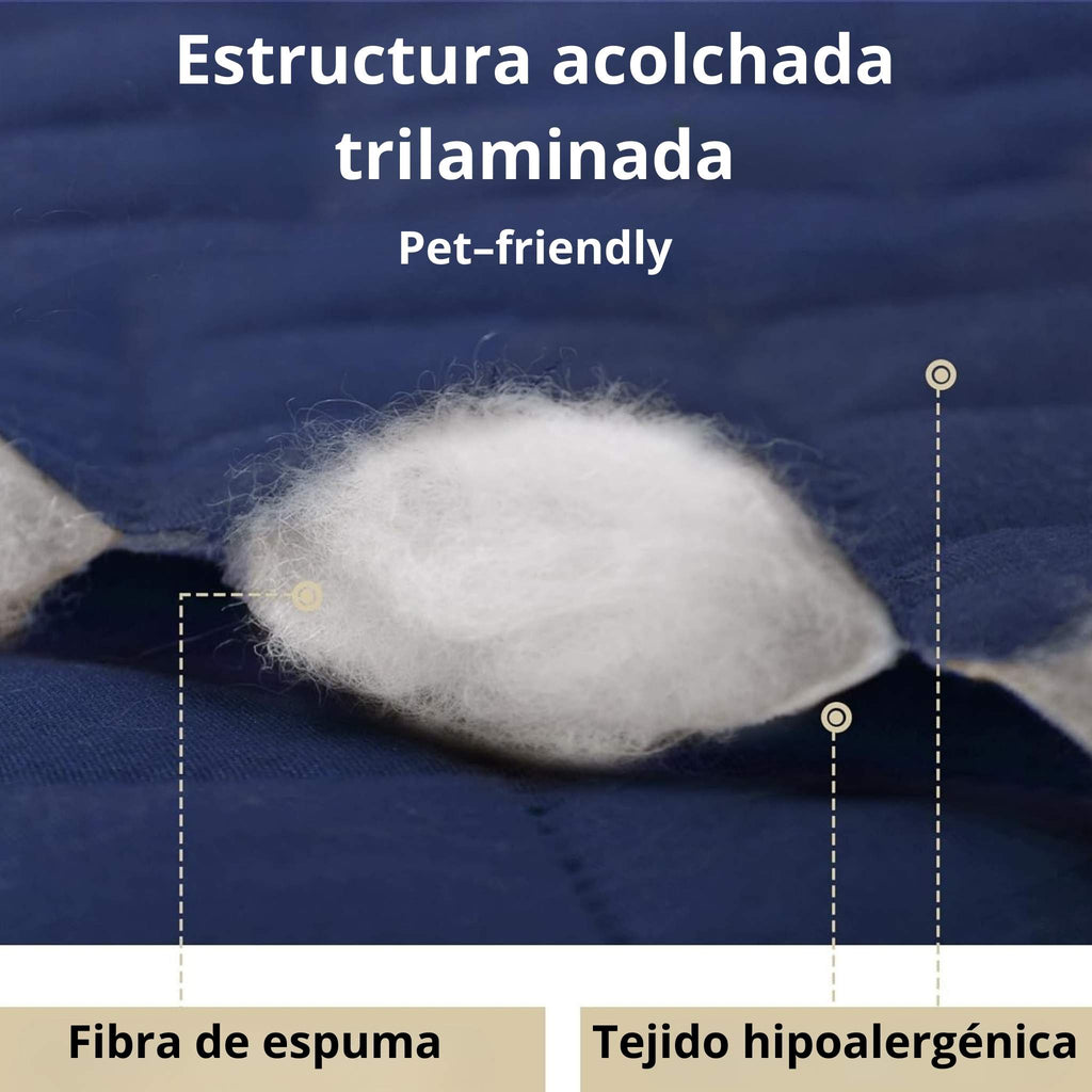 Protector de Sofá Acolchado Doble Faz De 1 Puesto