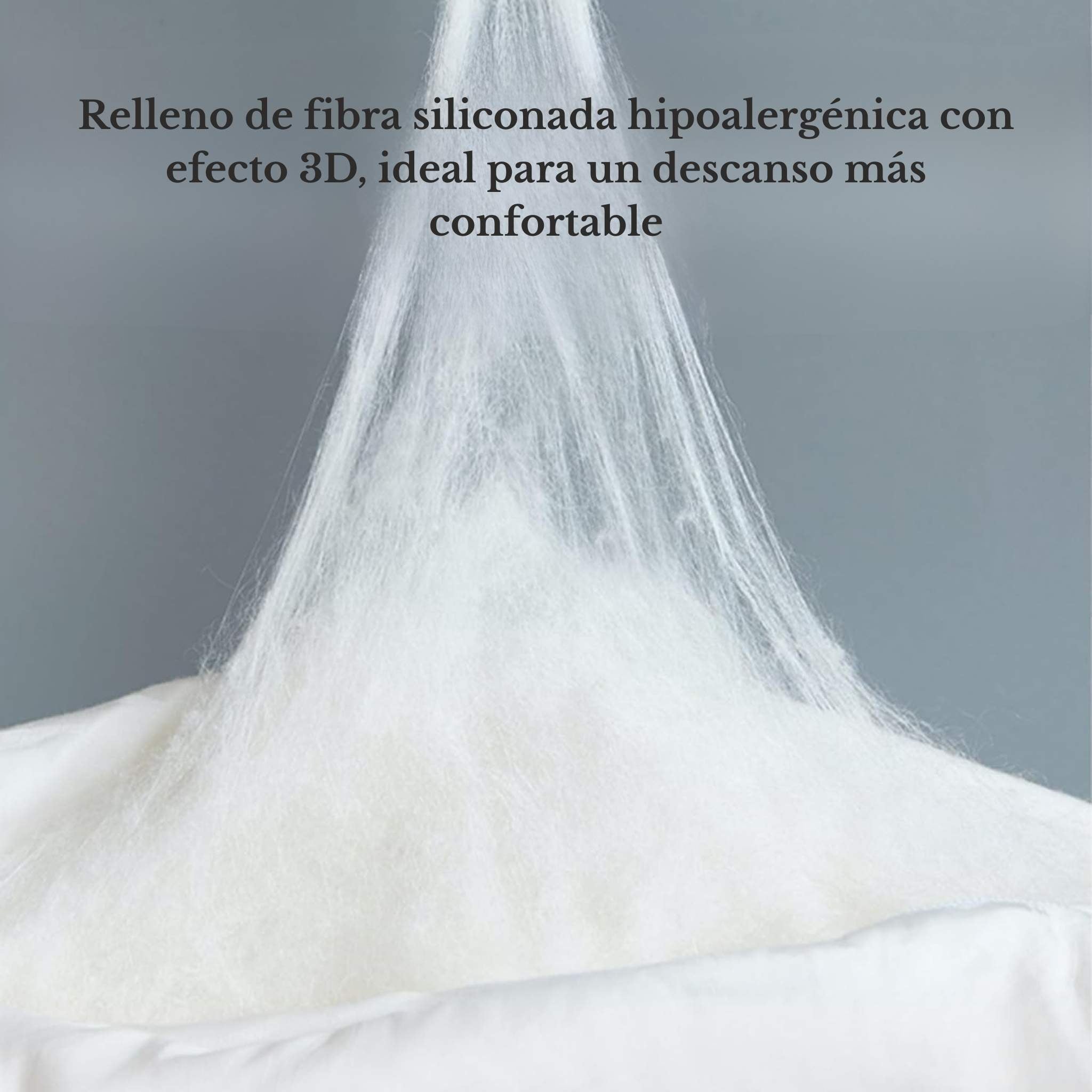 Plumón Blanco Estilo Hotel Raya Satinada y Tacto Suave